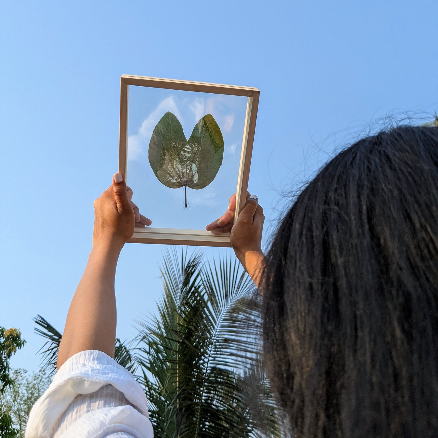 Personalized Photo Leaf Engraving